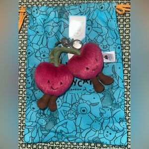 Jellycat Amuseables Cherries Bag Charm